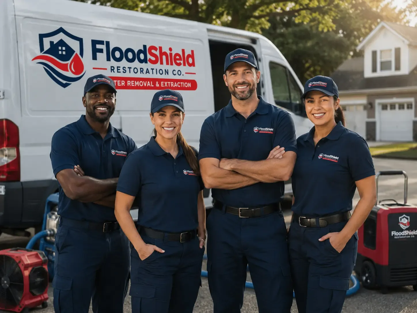 Flood Damage Restoration company in Brisbin, PA